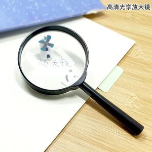 แว่นขยายแบบมือถือ เลนส์แก้ว 100 มม. สำหรับอ่านหนังสือพิมพ์ อุปกรณ์สำนักงาน - Product Image 2
