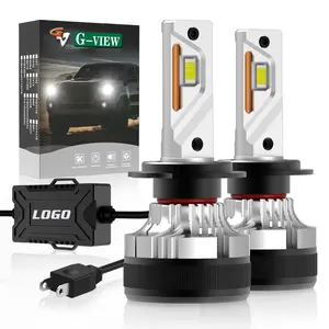 G-View G12W Car Led Headlight High Power 130W H1 H3 H7 H8 H10 H11 9004 9006 High Low Beam H7 9005 LED Headlight Bulb