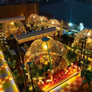 เต็นท์พลาสติกทรงโดมเป่าลมสำหรับใช้งานกลางแจ้ง เหมาะสำหรับสวน ร้านอาหาร งานแต่งงาน และงานปาร์ตี้ - Product Image 3