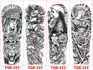 Anti-sudor <span class=keywords><strong>tatuaje</strong></span> temporal <span class=keywords><strong>tigre</strong></span> león <span class=keywords><strong>flor</strong></span> grande brazo calidad <span class=keywords><strong>tatuaje</strong></span> temporal pegatinas para vender - Product Image 5