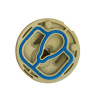 OUDU Composants de Robinet en Céramique Style Moderne, Cartouche 35/40mm Écologique Haute Pression pour Salle de Bain, Modèle 3D Design 1