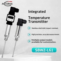 Transmetteur de Température Intégré Hesman avec Affichage Numérique, Capteur Thermique à Résistance Plug-in Blindé OEM 304 -200°C~600°C IP65