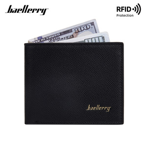 Baellerry Men's Bi-fold <b>Wallet</b> Thin <b>RFID</b> Leather <b>Wallet</b> Everyday Use - Product Image 2