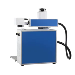 Daqin 3D portable 20w 30w 50w fibra fiber laser marking engraver machine metal plastic