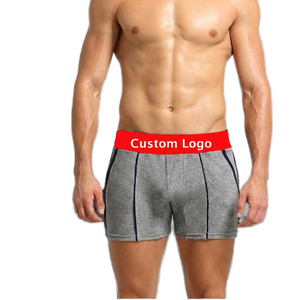 Boxers classiques gris pour hommes avec grande poche frontale, personnalisables - Product Image 5