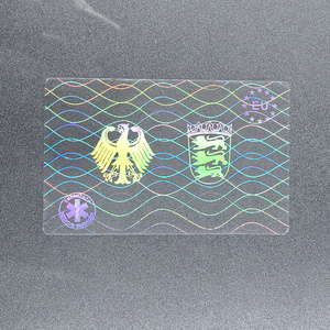 Bán buôn Chất lượng cao ba chiều Overlay cầu vồng Laser Hologram Sticker Vinyl Stickers PVC Logo trong suốt Sticker - Product Image 4