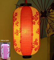 Lanternes en papier japonaises suspendues faites à la main, personnalisées, décoration de restaurant Yakitori Sushi, lampe de plafond pliable en papier de riz japonais