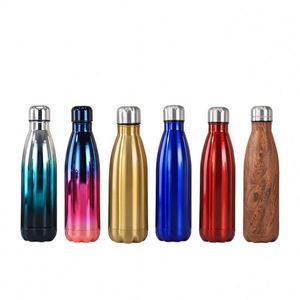 Botella de Agua Aislada al Vacío de Acero Inoxidable con Logotipo Personalizado, 500 ml, Termo de Doble Pared, Botella Deportiva de Viaje - Product Image 3