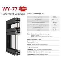 Ventanas de Aluminio con Certificación NFRC, Triple Acristalamiento, Inclinables y Abatibles, con Vidrio de Baja Emisividad y Aislamiento Acústico para Viviendas, Marca DERCHI