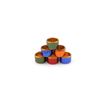 Anneau de pied Racing Pigeon 8mm Double couleur dorée 2025