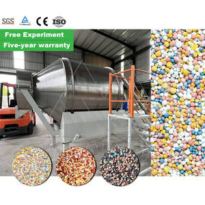 Mezclador de tornillo de acero inoxidable para línea de producción de mezcla de fertilizantes Motor de procesamiento químico y rodamiento de alta eficiencia - Product Image 6