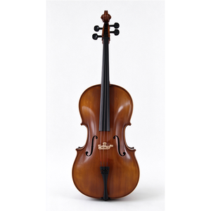 Violoncelle artisanal exquis en bois massif, corps en épicéa européen et érable, touche en ébène, cordes en nylon, taille 4/4, instrument à cordes - Product Image 1