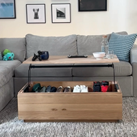 Table à manger moderne en bois massif avec longueur réglable pour salle à manger et réceptions à domicile