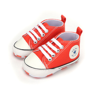 Venta al por mayor Niño Unisex Casual Niños Niñas Transpirable Zapatillas <span class=keywords><strong>de</strong></span> lona <span class=keywords><strong>Cuna</strong></span> Pre Walker Zapatos <span class=keywords><strong>de</strong></span> bebé - Product Image 6