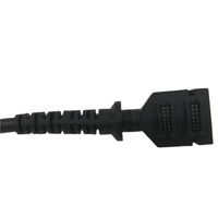 Kabel USB 2.0 AM untuk Verifone Vx805 Vx820 14Pin Pitch 1.27 IDC 3A Pengisian Cepat Pelindung Ganda dengan Selubung TPE