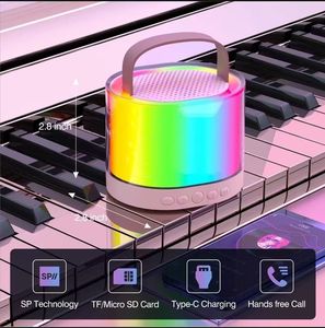 Altavoz Karaoke Portátil Worthy K36 para Niños con Luces LED RGB, Micrófono Inalámbrico, Modo Dual, Compatible con Tarjeta de Memoria y Computadora - Product Image 6