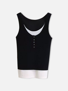 Canotta <span class=keywords><strong>da</strong></span> donna in lana merino naturale con spalline larghe, senza maniche, casual estiva, morbida e comoda, canotta intima, gilet <span class=keywords><strong>da</strong></span> donna - Product Image 3