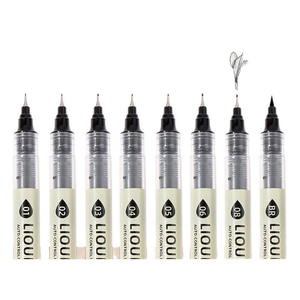 Ultra-hitam pena fineliner multifungsi pena penanda untuk gambar kartun pena utilitas populer pengecer produksi pabrik - Product Image 1