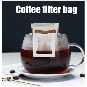 50PCS Pack Portable Disposable <b>Coffee</b> <b>Filter</b> <b>Paper</b> Bags Hanging Ear Drip <b>Coffee</b> Bag for Outdoor Travel Camping - Product Image 3