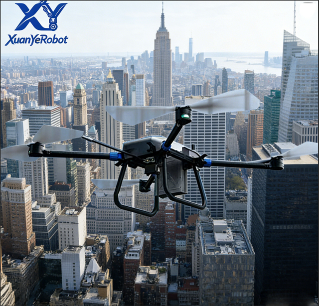 XY 15L Heavy-Duty Intelligent High-Altitude Cleaning Drone Modular Nozzles Perception Solar Panels Wind 1 Year Warranty 4.5W