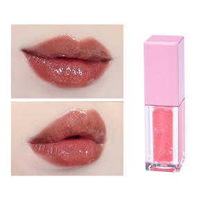 Aceite Saborizante para Brillo Labial al por Mayor, Bajo MOQ, Alta Calidad, Marca Privada, Vegano, Transparente, Rosa, Aceite Labial Voluminizador - Product Image 4