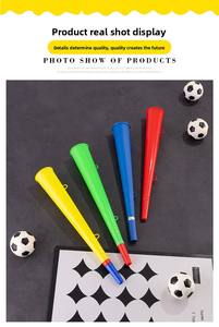 2026 USA Canada Mexique Vuvuzela Corne de supporter en plastique classique pour supporters de football, accessoire de stade pour faire du bruit lors des événements sportifs - Product Image 5