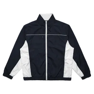 100% Polyester Men's Zipper Jacket Waterproof Quick Dry Coat Wholesale Men'S Stain proof Jacket