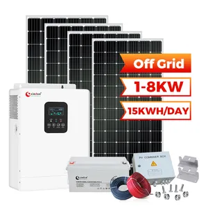Satış 1kva 2kva 1kw 2kw 3kw 4kw 5kw kapalı ızgara güneş enerjisi enerji sistemi 3kva fiyat Oem buzdolabı bilgisayar Tv Fan ve ışık için