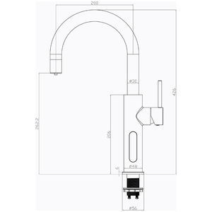 Iwater Electronic 5 In 1 Kokend Soda Gekoeld Water Keukenkraan Alles In Één Warmwaterkraan - Product Image 6