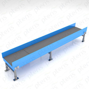 Cmc pteri उच्च गुणवत्ता वाले स्टील फ्रेम pvc गति मोबाइल मोटर चालित कन्वेयर समायोज्य सिस्टम रबर बेल्ट मोबाइल कन्वेयर - Product Image 2