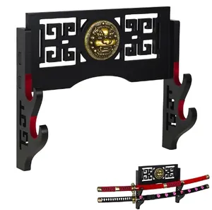 Porte-épée de longquan jiang multifonctionnel personnalisé en bois Offre Spéciale pour le stockage et l'affichage