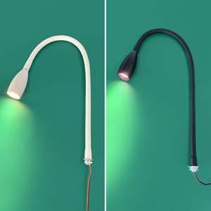 Tocco Dimming RV interno Caravan Camper Van letto letto letto flessibile a collo d'oca montato a parete luce di lettura a Led - Product Image 2