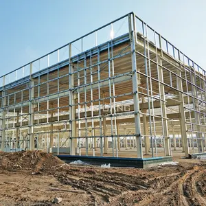 Tiêu chuẩn công nghiệp xây dựng 60x60 kim loại Trung Quốc chi phí thấp prefab hội thảo 20000 mét vuông Kết Cấu Thép kho