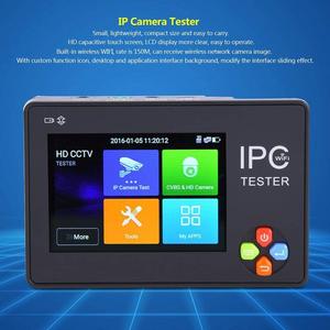 Testador de Câmeras <span class=keywords><strong>CCTV</strong></span> com Tela Touch de 3.5 Polegadas, Testador de Câmera IP H.265 4K IPC1600ADHplus Monitor AHD CVI TVI 100V-240V (Plugue dos EUA) - Product Image 4