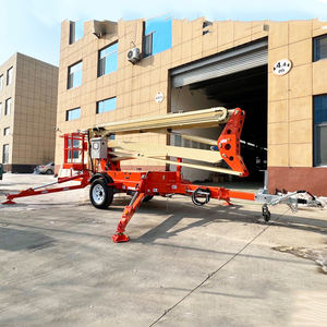 <span class=keywords><strong>Platform</strong></span> pengangkat kerja udara dapat digerakkan, dukungan kustomisasi 10m 12m 18m 20m lengan diartikulasikan listrik berputar 360 ° - Product Image 5