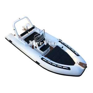 Bateau pneumatique semi-rigide (RIB) en fibre <span class=keywords><strong>de</strong></span> verre <span class=keywords><strong>de</strong></span> 4,8 m avec coque en V profond et table intégrée - Product Image 6