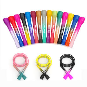 Cuerda para Saltar de Velocidad de PVC de 5mm/6mm con Logotipo Personalizado, Gradiente Colorido y Pesado para Entrenamiento Fitness y Ejercicio - Product Image 3