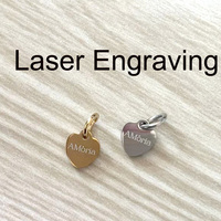 Pendentif en Acier Inoxydable Personnalisable pour Collier, Étiquette Nom Chien DIY, Bijoux Cadeaux Faits Main, Vente en Gros
