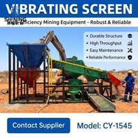 Crible vibrant linéaire à 2 étages pour la séparation des minerais dans les installations de valorisation de minerai d'or