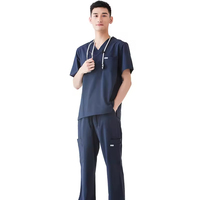 Infirmière classique pour hommes Scrubs Uniformes Male Medical Hospital Scrubs Suit pour les travailleurs de la santé