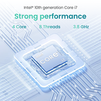 Nouveau produit Ordinateur portable professionnel 16'' Intel I7 -1060NG7 16 Go de RAM 512 Go de SSD Système Windows 11 Processeur 4 cœurs Clavier anglais