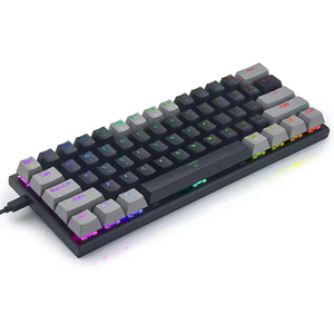 Mini Teclado RGB con Cable para Juegos y Oficina, Teclado Mecánico para Juegos 60% 61 Teclas - Product Image 1