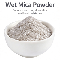 Poudre de mica muscovite pour sols humides, haute pureté, qualité industrielle, rapport d'aspect élevé, pigment nacré pour peinture, revêtement, plastique et caoutchouc