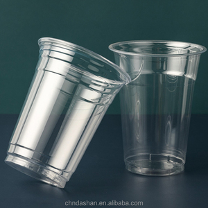 Vasos Desechables Transparentes de PET de 16 oz con Logotipo Personalizado de la Marca Dashan, Tapa para Té de Burbujas Matcha <span class=keywords><strong>Boba</strong></span>, Café Helado - Product Image 3