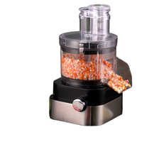 Robot culinaire multifonctionnel électrique commercial SHN en plastique PP et acier inoxydable, hachoir à légumes, râpe, coupe-légumes 6-en-1