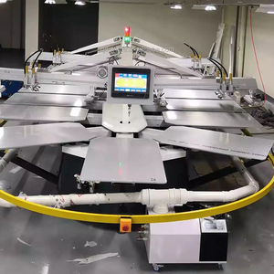 <span class=keywords><strong>4</strong></span> màu nhanh hơn công suất hình thoi hoàn toàn tự động màn hình máy in cho áo thun - Product Image 5