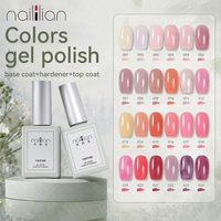Vernis à ongles en gel Naililian, 132 couleurs, gel UV pour salon de manucure, ensemble de gel à ongles