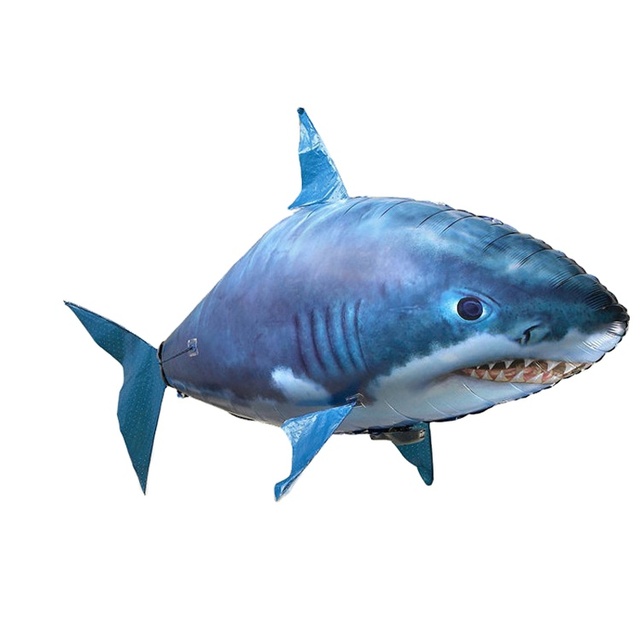 HYUE remote control shark toy flying balloon clown fish helium balloon inflatable remote control toy remote control shark toy