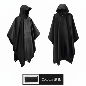 Impermeabile portatile Tri-fold mantello all'ingrosso tuta mimetica tenda da campeggio Outdoor da passeggio - Product Image 1