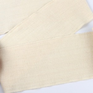 Fourniture directe de bandages élastiques en spandex blanc uni, équipement de protection élastique pour poignets et chevilles, entraînement sportif et - Product Image 2
